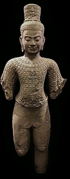 Sandstone Statue of  Standing Avalokiteshvara - 6848